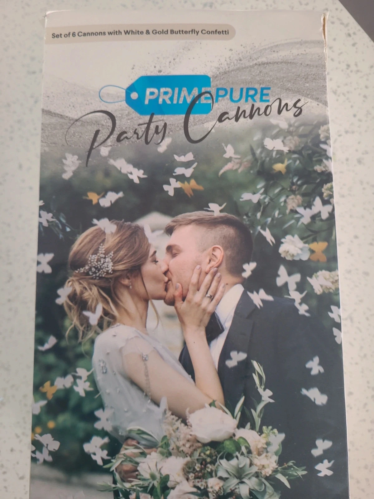 Box of 6 butterfly confetti cannons – photo 2